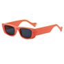 Jelly Color Sqaure Plastic Frame Wide Legs Shades Sunglasses Women