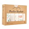 Kangobaby 5 Pack Multi-Functional 60*60 Bamboo Cotton Toddler Muslin Blanket Print Baby Burp Cloth Set