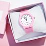 Kegllect Watch Simple Design Black Contracted Both Men and Women Watch