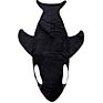 Kids Baby Boys Girls Mermaid Shark Cetacean Shape Touched Super Soft Flannel Tail Double-Deck Blanket Sleeping Bag