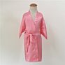 Kids Satin Robe Kimono Silk Satin Sleepwear Kid Pajamas for Wedding