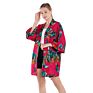 Kimono Beach Wear 100%Viscose Kimonos Women Floral Print Kimono