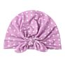 Knotted Polka Dot Baby Headwraps Turban Hat Babies Accessories Born Baby Hair Bands Girls Headband Organic