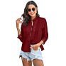 Lace Collar Stitching Blouse Women Spring Slim White Color Blouse Crop Short Tops Outerwear
