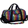 Ladies Modern Novel Design Strap Beach Gym Bag Full Embossed Duffle Bag Pattern Logo