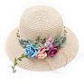 Ladies Sun Straw Hat Women Wide Brim Flower Beach Hats Outdoor Protection Women Designer Floppy Sunhats