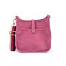 Ladies Vintage Vegan Leather Pu Crossbody Messenger Bag