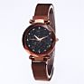 Latest Starry Sky Face Design Watch Magnet Buckle Steel Mesh Band Milanese Strap Women Quartz Wrist Watch Jam Tangan