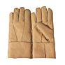 Leather Men Keeping Worm Gloves inside Wool Lining Thickened Sheepskin Fur Leather Glove