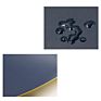 Leather Solid Color Mouse Pad Simple Leather Desk Pad Waterproof Leather Pad