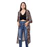 Long Cardigan Leopard Printed Ladies Kimono