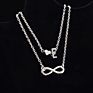 Love 26 Letter Alloy Anklets Multilayer 2Pcs/Set Ornaments Personality Heart Chain Infinity Anklet