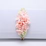 Lovely Artificial Floral Nylon Kids Toddler Hair Bands Elastic Newborn Baby Girl Flower Headband