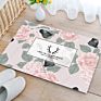 Lowest Price Velvet Foot Mat anti Slip Rug 3D Door Mat for Home