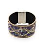 Luxury Handmade Crystal Diamond Chip Stone Seed Beads Bohemian Bangle Bracelets Women