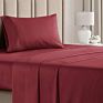 Luxury Hotel Bed Sheet 1800 Microfiber Bedding Set 4 Pice Set