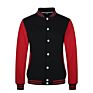 Men Unisex Button down College Letterman Bomber Jackets Baseball Varsity Jacket