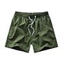 Mens Drawstring Elastic Waist Casual Boys Loose Beach Holiday Shorts Plain Short