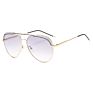 Metal Sunglasses Vintage Lentes De Sol for Unisex