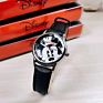 Mickey Mouse Kids Watch Children Leather Strap Quartz Watches Boy Girl Birthday Gift Clock Young Man Happy Time Top