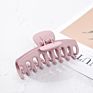 Mio Large Korean Hairgrips Frosted Banana Hair Clips Plastic Claw Clips Nonslip Hair Clamp Hair Claw Clips Women Matte