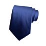 Most Popular of All Black Plain Ties Solid Color Satin Tie