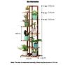 Multiple Indoor Outdoor 5 Tier 6 Potted Rack Shelf Planter Display Flower Pot Holder Bamboo Plant Stand