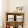 Natural Cotton Rope Storage Baskets round Woven Basket Home Decoration Laundry Hamper Rope Basket with Handles