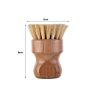 Natural Eco Friendly Bamboo Wooden Coconut Sisal Cleaning Dish Bottle Pot Brush Wooden Handle Cleaning Brush Set