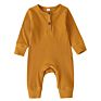 Newborn Baby Jumpsuit Cotton Spandex Baby Rompers Foreign Trade Unisex Baby Rib Rompers