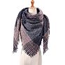 Newest Triangle Scarf for Women Plaid Shawl Cashmere Scarves Bufanda Blanket &Dropshipping