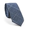 Novelty Formal Dark Color Stripe Check Cotton Business Neck Ties for Gentlemen