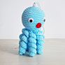 Novelty Gift Crochet Toy Handmade Stuffed Animal Octopus Little Baby Crochet Animal Toy