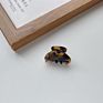Package Plastic Shell Curved Leopard Small Hair Clamp Clips Hairclips Cellulose Acetate Kids Mini Hair Claws for Babies