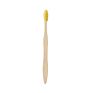 Packaging Wave Handle Multiple Colors Customized Logo Independent Eco Friendly Bamboo Toothbrush Pack