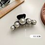 Pearl Plastic Elegant Clamp Korean Hair Claw Clip