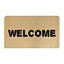 Personalized Designs Funny Cute Door Mat Black and White Brown Long Luxury Modern Doormat