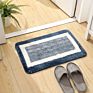Plush Estera Door Entrance Floor Carpet Mat Rugs Polyester Tpr Bathroom Designer Stripe Area Rug