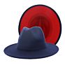 Polyester Cotton Vegan Material Two Tone 60 Colour Fedorahat Fedora Hat for Women Men Party Show Music Festival Dress