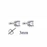 Popular Screw Back Stud Earrings for Men and Women
