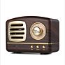 Portable Retro Bt Radio Speaker with Fm Retro Radio Blue Tooth Speaker Mini Music Player Tv Shape Wireless Speakers