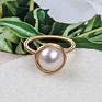 natural freshwater pearl five-pointed star heart butterfly shape rings