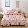 Print Polyester Four-Piece Bedding Set 161