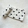 Print Small Baby Swaddle Organic Bamboo Cotton Muslin Blanket Wraps