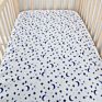 Printing Soft Baby Fitted 100% Cotton Crib Sheet Set