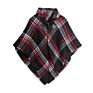 Product Shawls Wraps Kids Warm Shawl Cape Imitation Wool Cashmere Plaid Poncho Amice