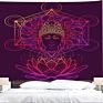 Psychedelic Budhha Tapestry Trippy Mushroom Hand Background Cloth Mandala Pattern Carpet