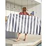 Quick Drying Stripe Large Microfiber Sand Free Beach Towel
