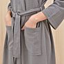 Robe Mens and Women Plush Pajamas Sleepwear Loungewear Hotel Waffle Bathrobe