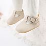 Rubber Sole T-Bar Newborn Prewalker Anti-Slip Toddler Baby Girl Shoes